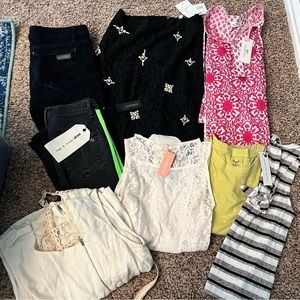 8 piece NOT SO MYSTERY reseller box - JOIE, Rag & Bone, Vineyard Vines, etc